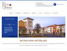 Tablet Screenshot of costavalenciaapts.com